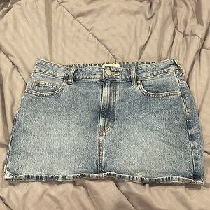 Denim Mini Skirt